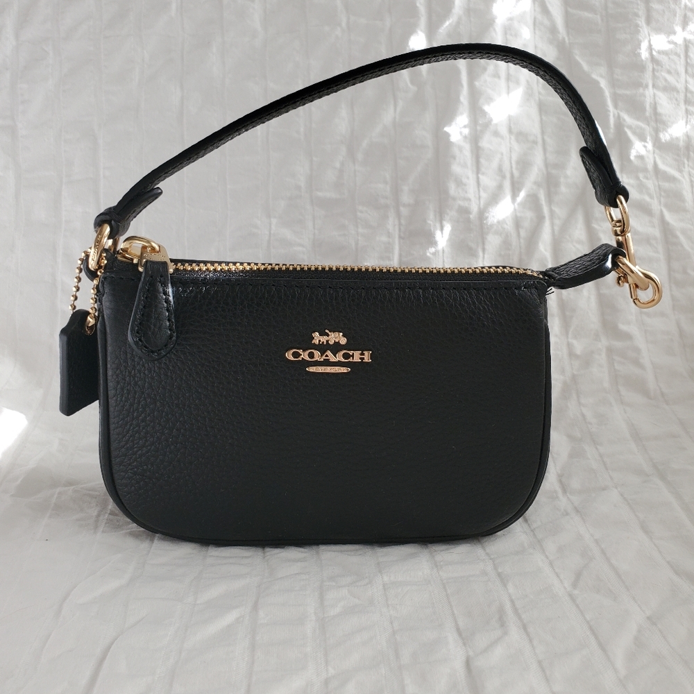 Coach Nolita 15 black with gold hardware